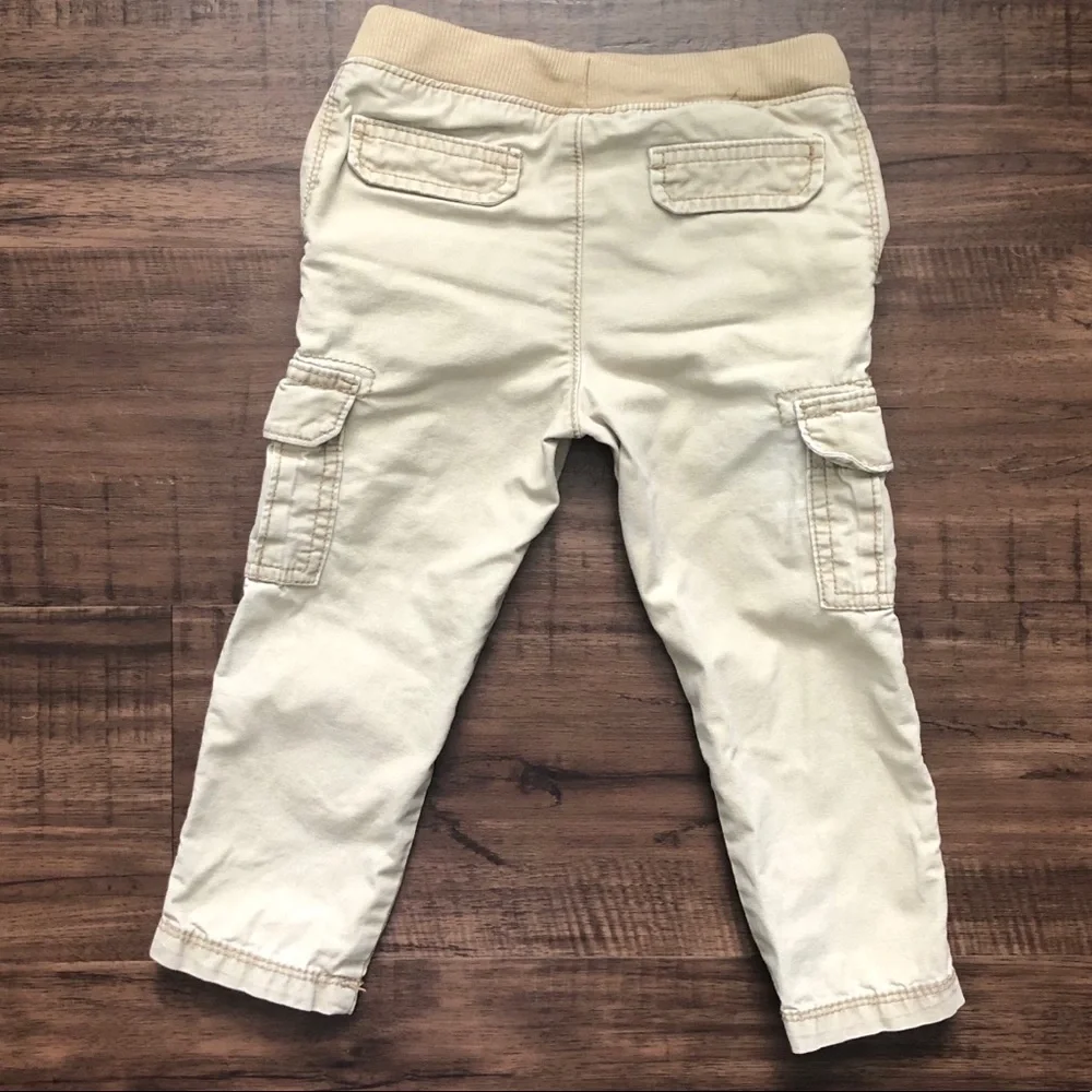 Khaki Carter’s Cargo Pants w/ pockets